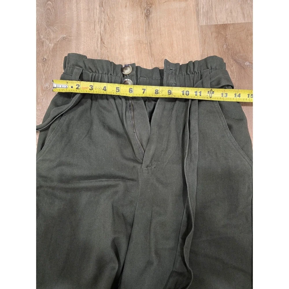 Rebels & Lovers casual pants featuring a flattering paperbag high-rise waist....